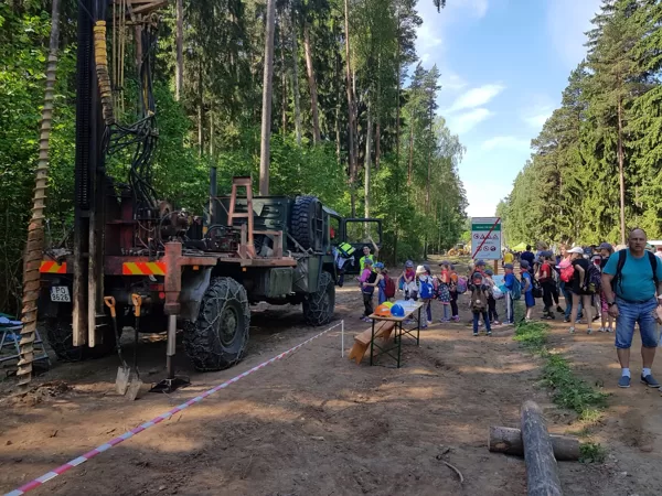 Urbšanas un ģeoloģiskās izpētes darbus demonstrējam AS "Latvijas valsts meži" rīkotajās Me